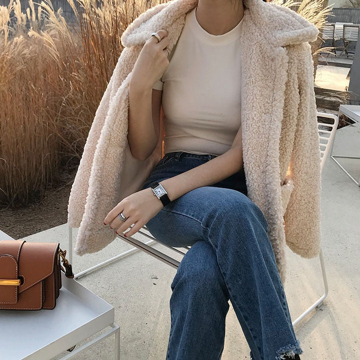 Warm Women's Teddy Jacket - Cozy & Stylish