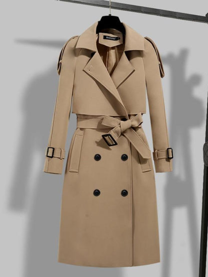 Women's Trench Coat Elegant Outdoor Jacket