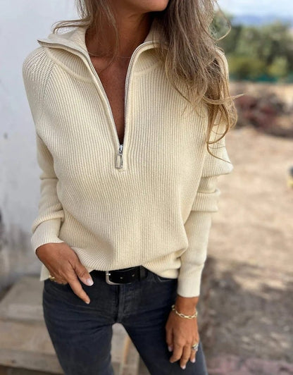 Women's V-Neck Sweater Modern Style