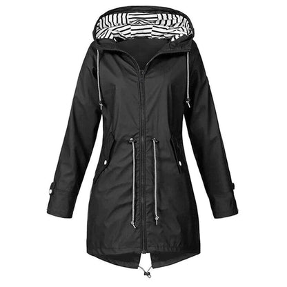 Waterproof Women's Hooded Outdoor Rain Jacket