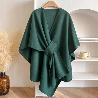 Waterproof Women's Poncho Cape Coat