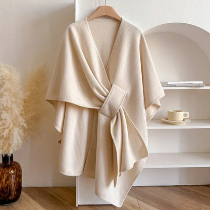 Waterproof Women's Poncho Cape Coat