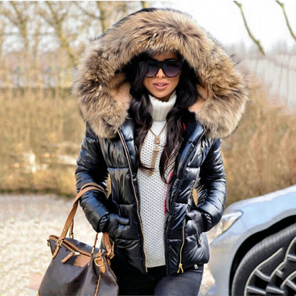 Damen Winterjacke Warm Kapuzenparka