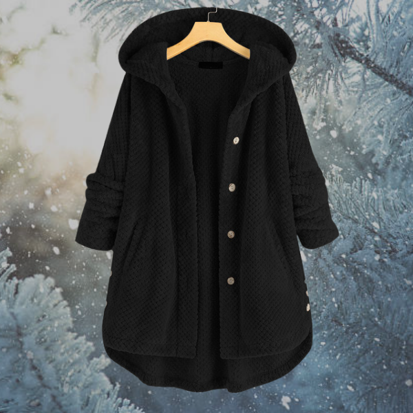 Women's Winter Jacket Fleece Lined with Hood Warm