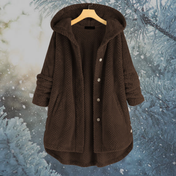 Women's Winter Jacket Fleece Lined with Hood Warm