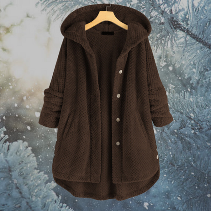 Women's Winter Jacket Fleece Lined with Hood Warm