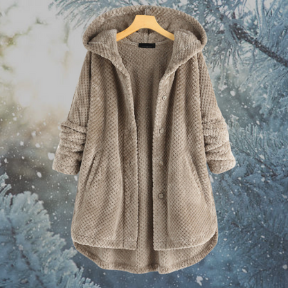 Women's Winter Jacket Fleece Lined with Hood Warm