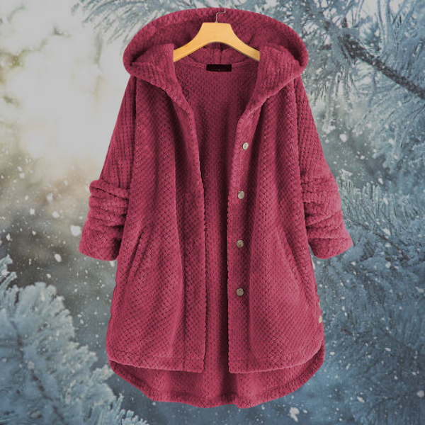 Women's Winter Jacket Fleece Lined with Hood Warm