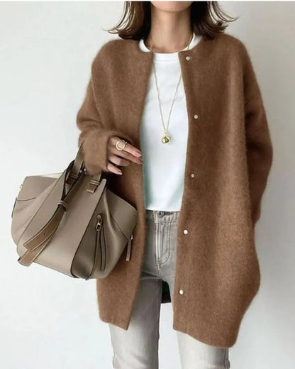 Soft Women's Cardigan Wool Mohair Quality