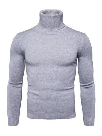 Men's Warm Chunky Knit Turtleneck Sweater
