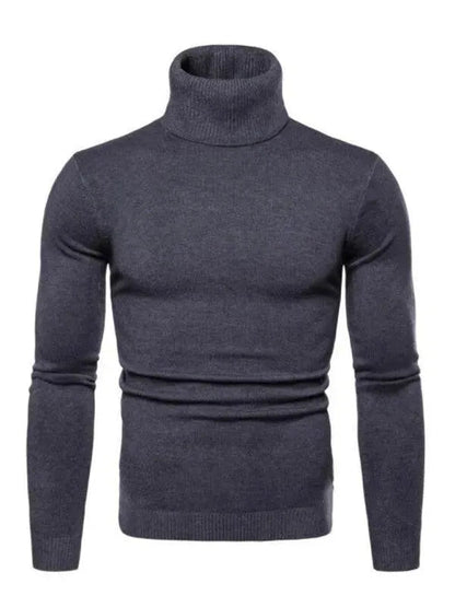 Men's Warm Chunky Knit Turtleneck Sweater