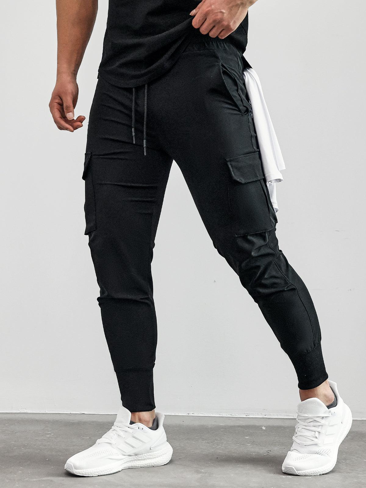 Men's Cargo Joggers Comfortable With Pockets