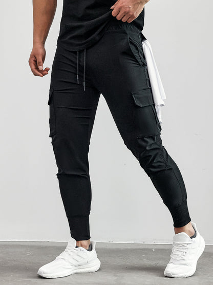 Men's Cargo Joggers Comfortable With Pockets