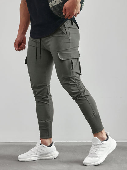 Men's Cargo Joggers Comfortable With Pockets