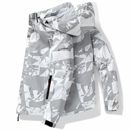Waterproof Ski Jacket Sporty Functional Zipper