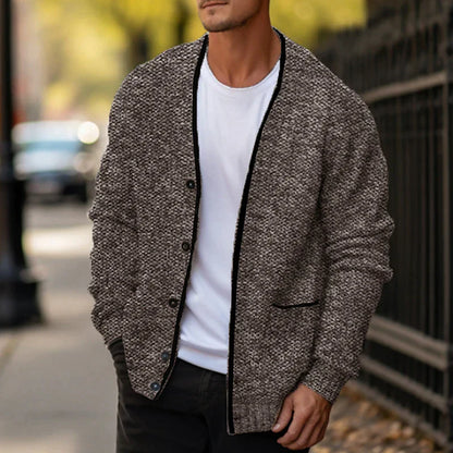 CALVIN - Elegant Men's Wool Sweater Italian Modern