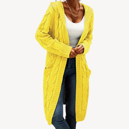 Hooded Cardigan Comfortable Warm