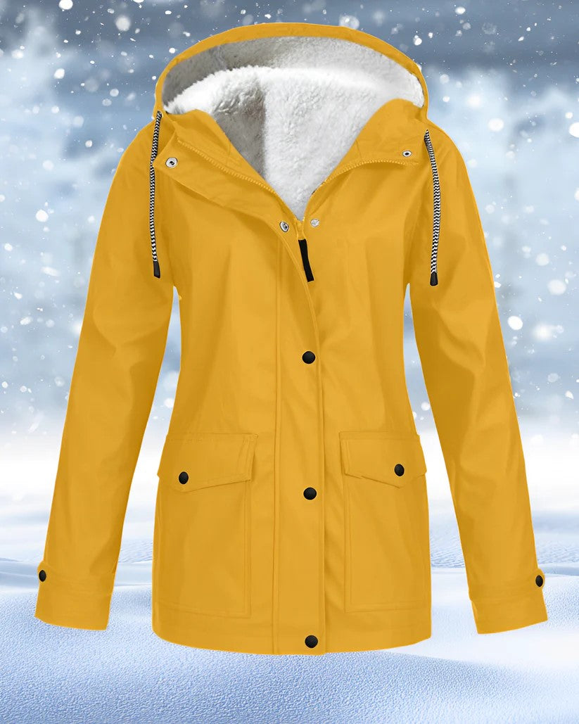 Winter Parka Jacket Faux Fur Lined Warm Insulated