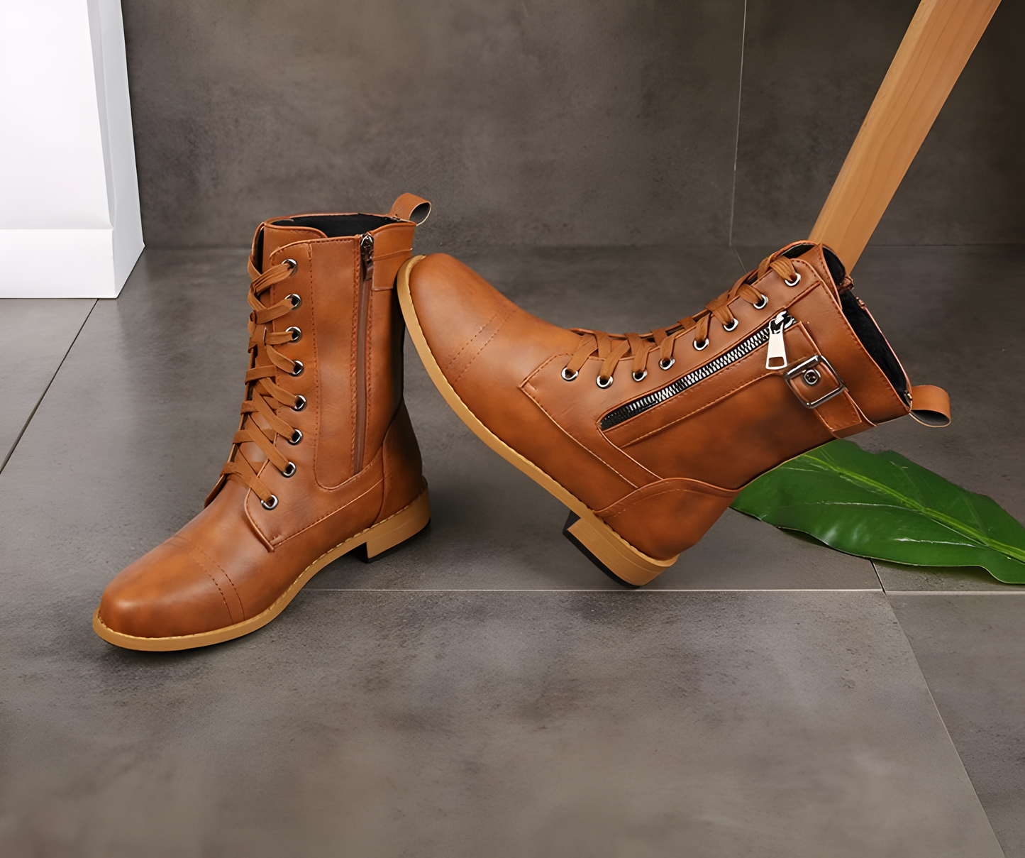 Women's Fashion Ankle Boots Block Heel
