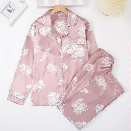 Zaria - 2-teiliges Schlafset Blumenmuster Pastell Rosa - IdealeKleiden