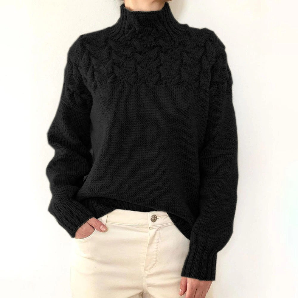 Soft Knitted Turtleneck Top