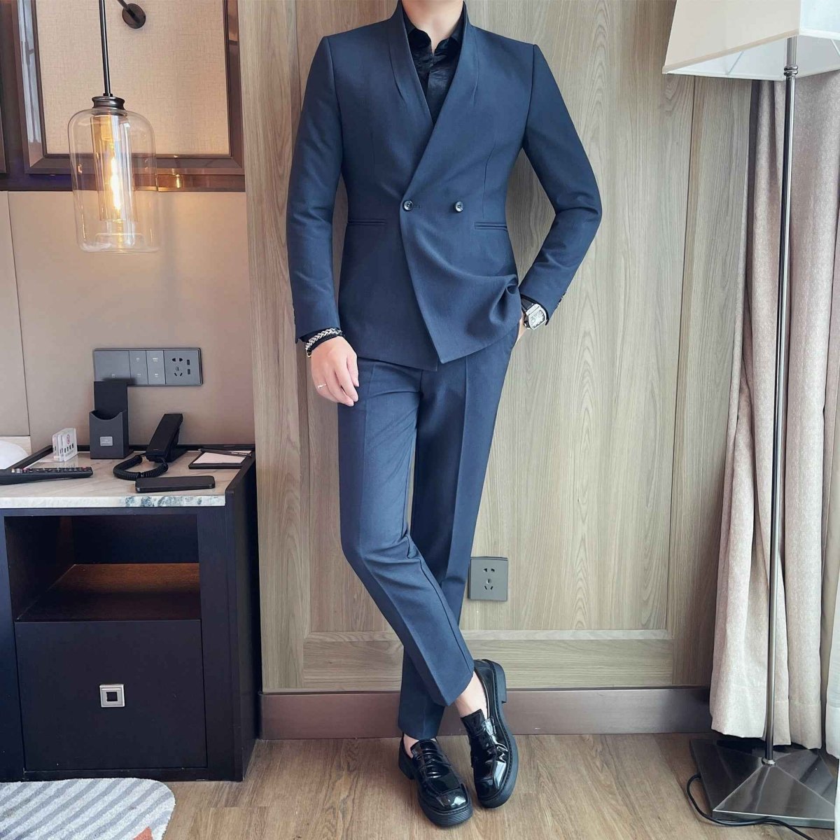 Men's Double-Breasted Suit Slim Fit
