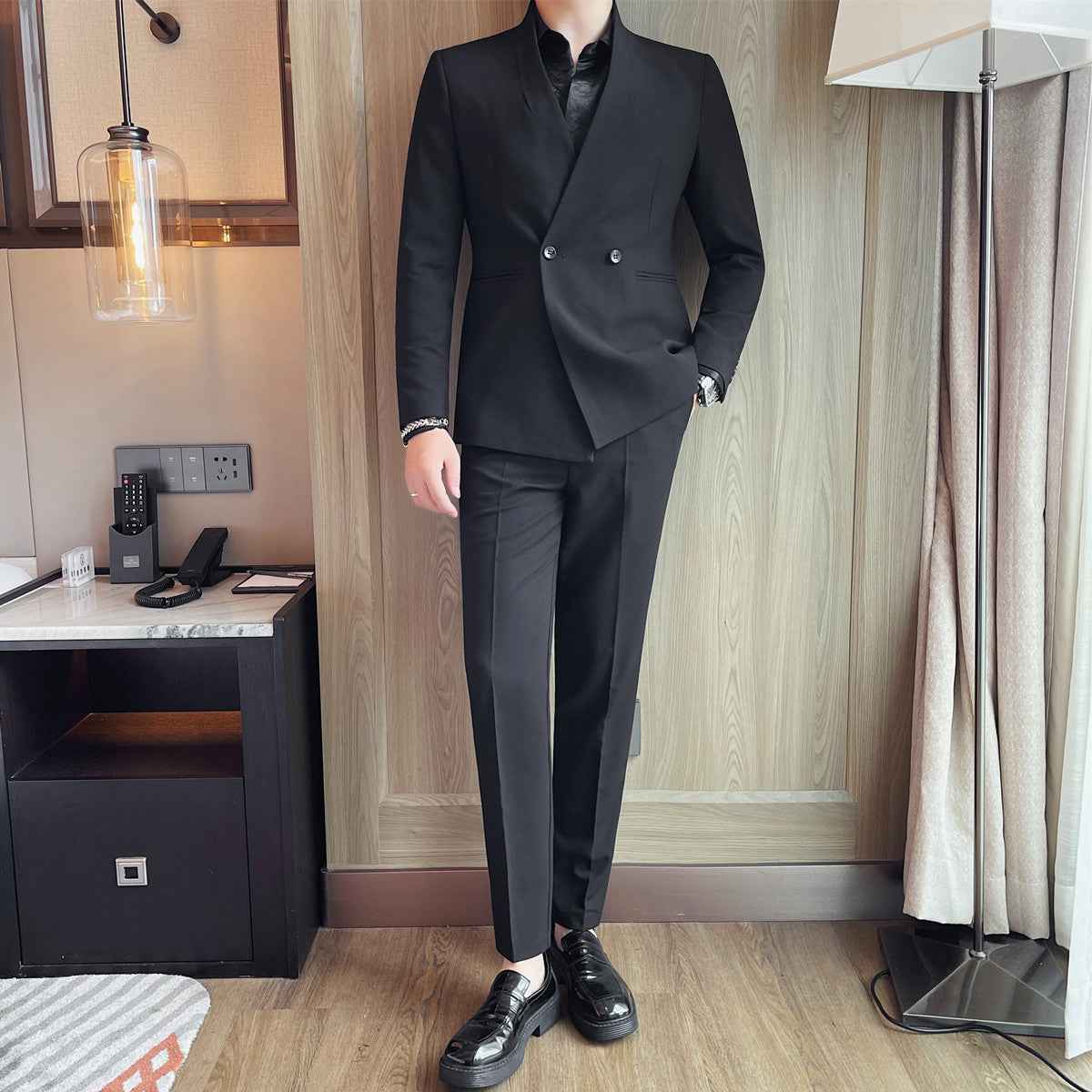 Men's Double-Breasted Suit Slim Fit