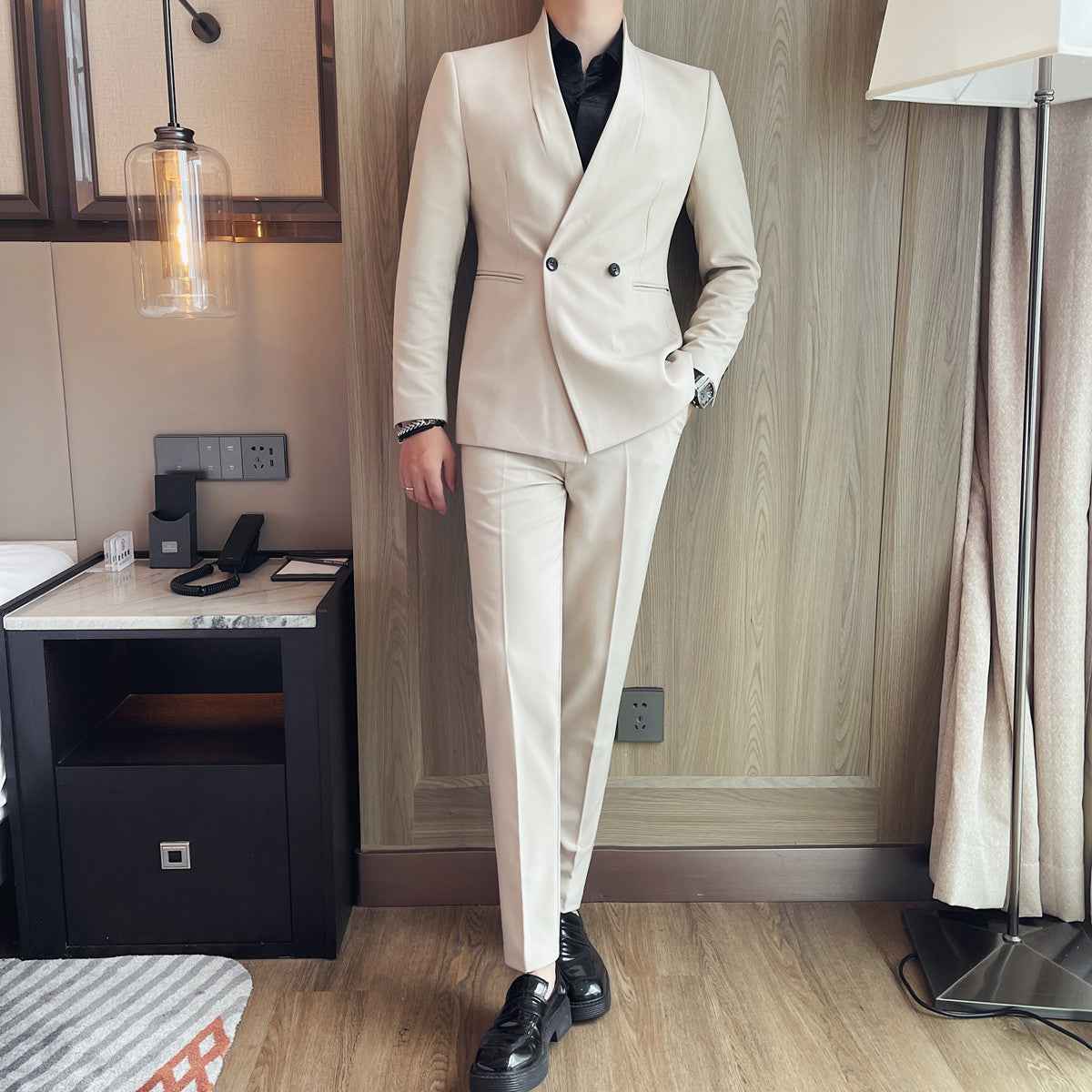 Herren Zwei-Reiher Anzug Slim Fit - IdealeKleiden